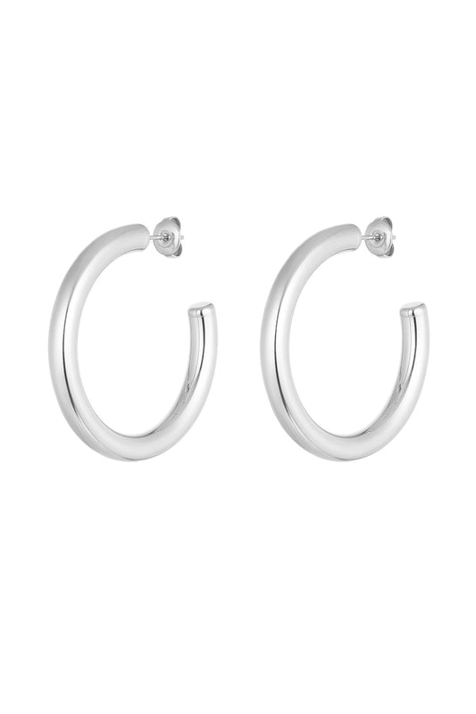 Earrings medium | Silver