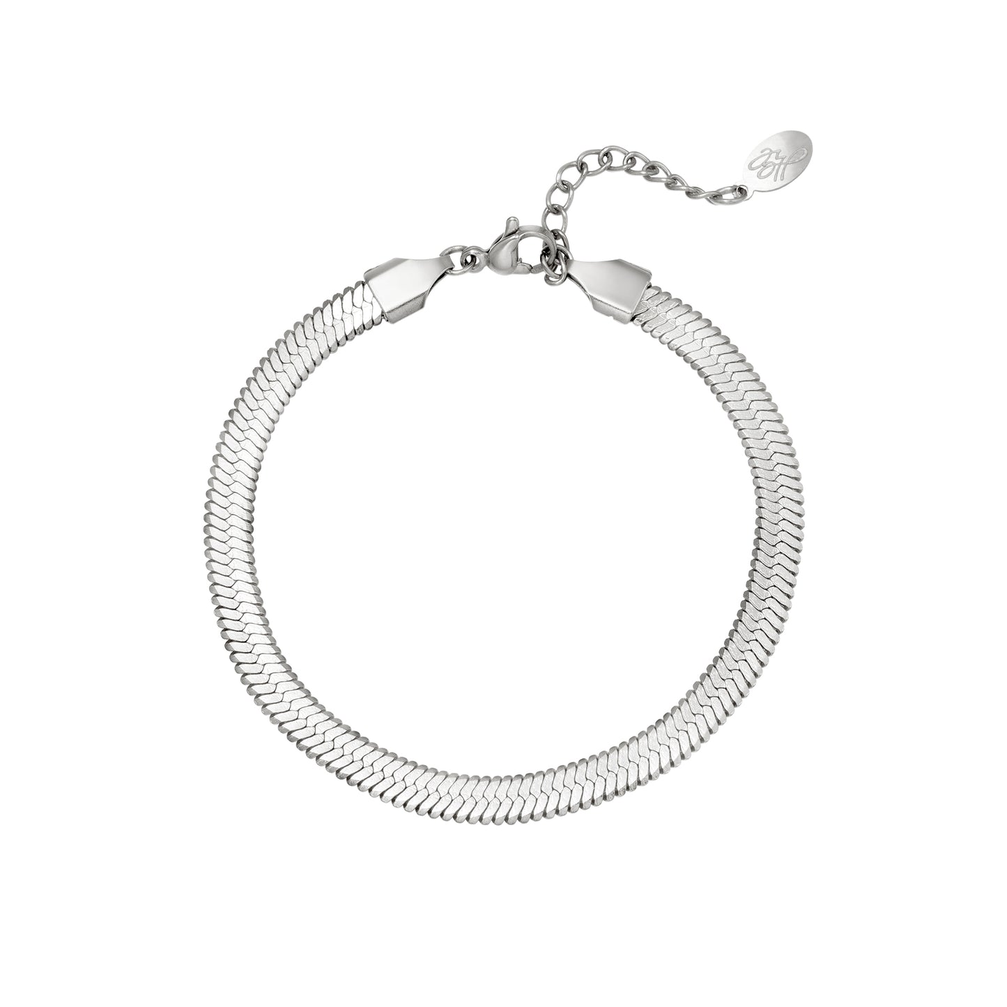 Flat bracelet | Silver
