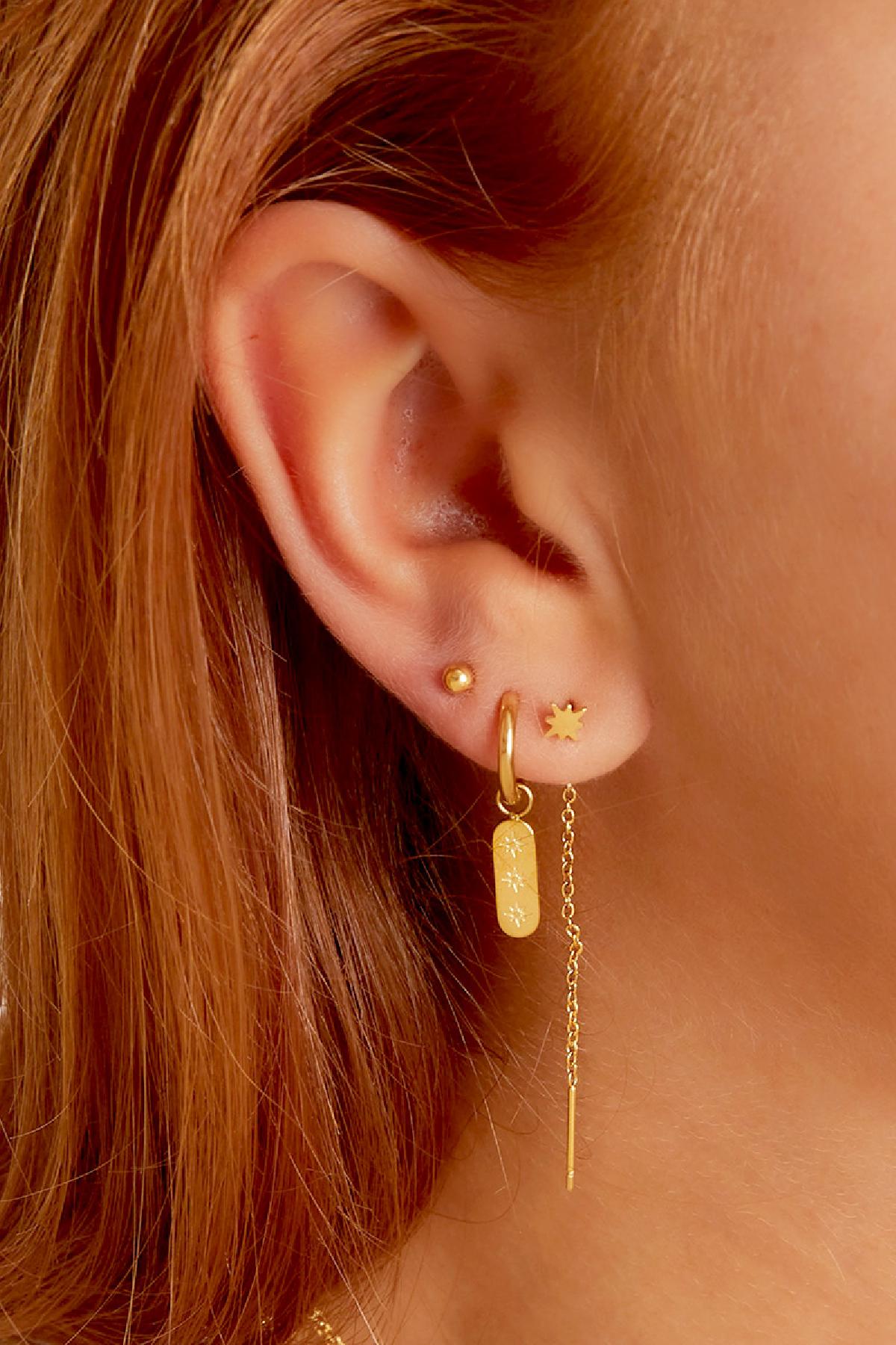 Earrings sun | Gold