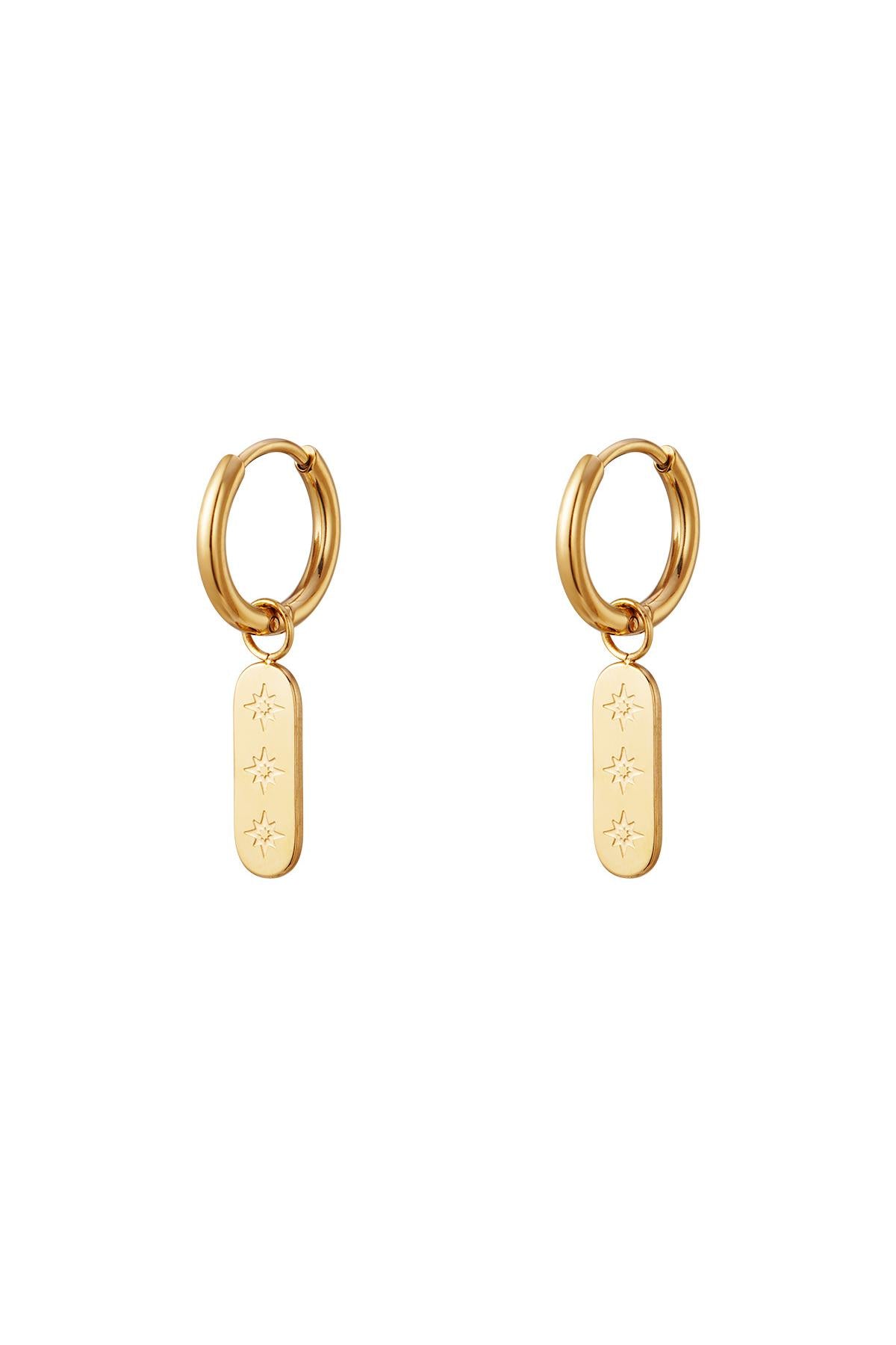 Earrings sun | Gold