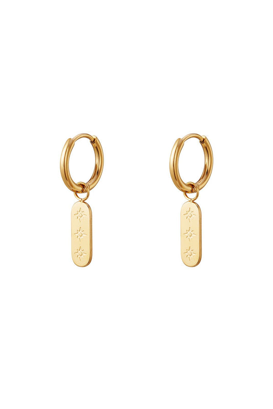 Earrings sun | Gold