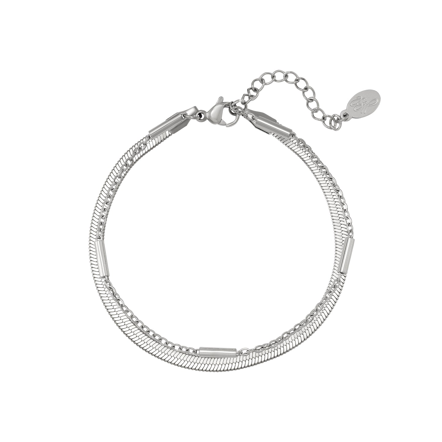 Double bracelet | Silver