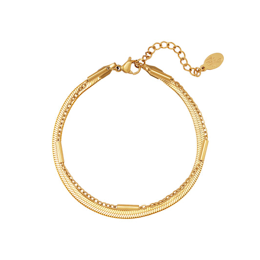 Double bracelet | Gold