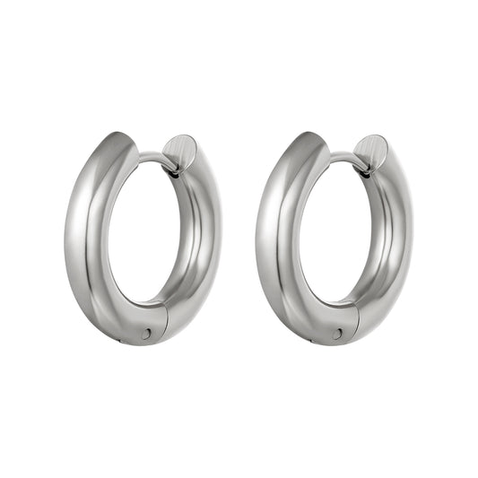 Hoops medium | Silver