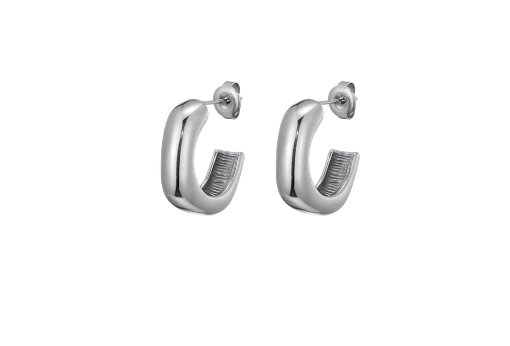 Bold earrings | Silver